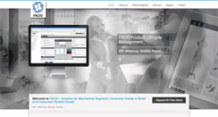 Desktop Screenshot of facio-plm.com